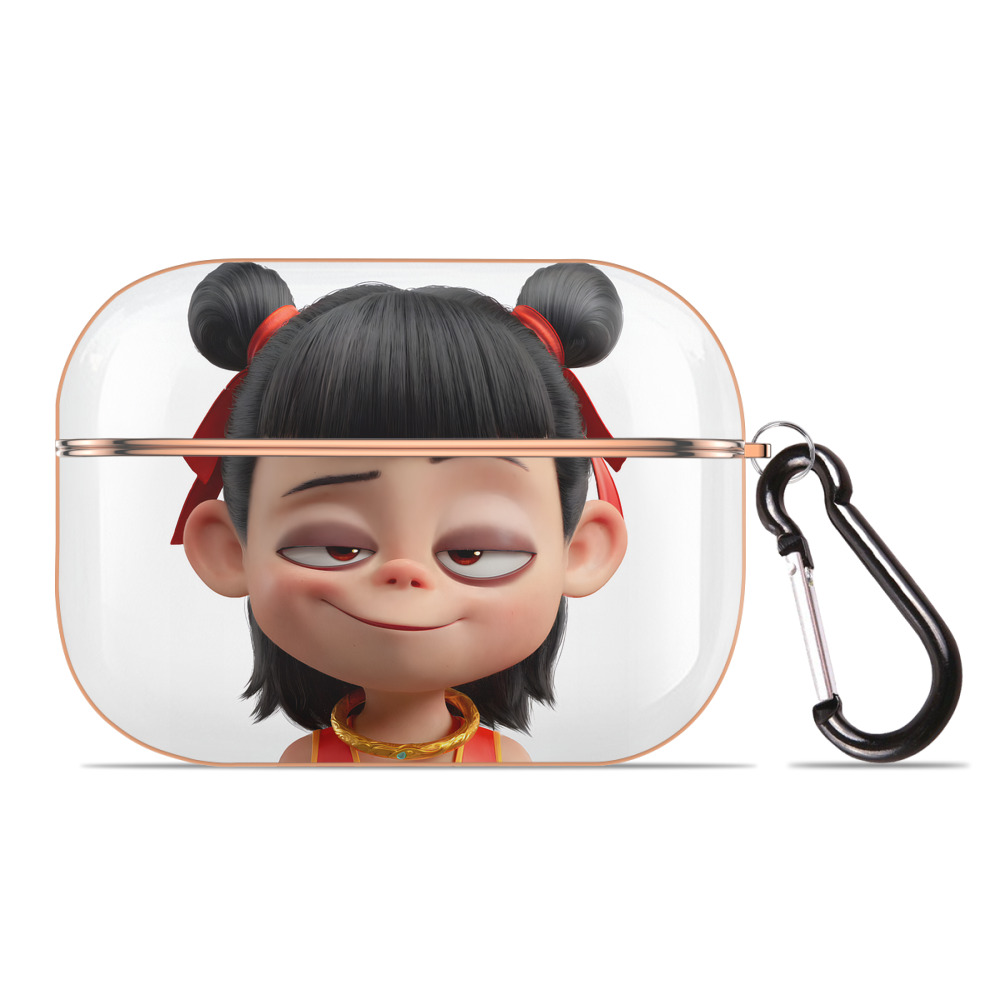 （画像用） Ne Zha 2 ナタ 魔童の大暴れ 【AirPods Pro用】ハードシェル保護ケース｜耐衝撃・防指紋・カラビナ付き商品仕様