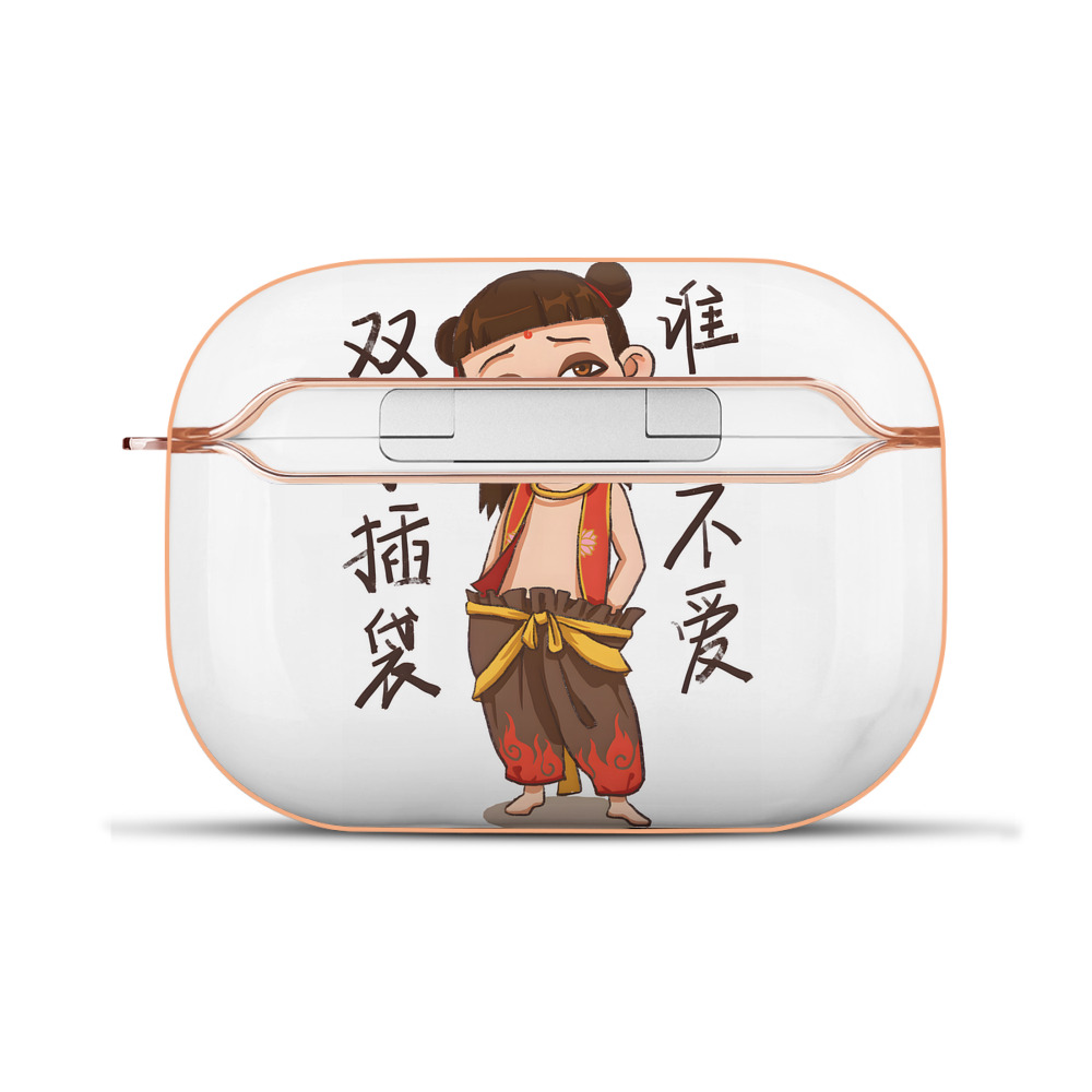 （画像用） Ne Zha 2 ナタ 魔童の大暴れ 【AirPods Pro用】ハードシェル保護ケース｜耐衝撃・防指紋・カラビナ付き商品仕様