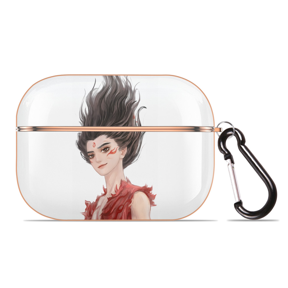 （画像用） Ne Zha 2 ナタ 魔童の大暴れ 【AirPods Pro用】ハードシェル保護ケース｜耐衝撃・防指紋・カラビナ付き商品仕様