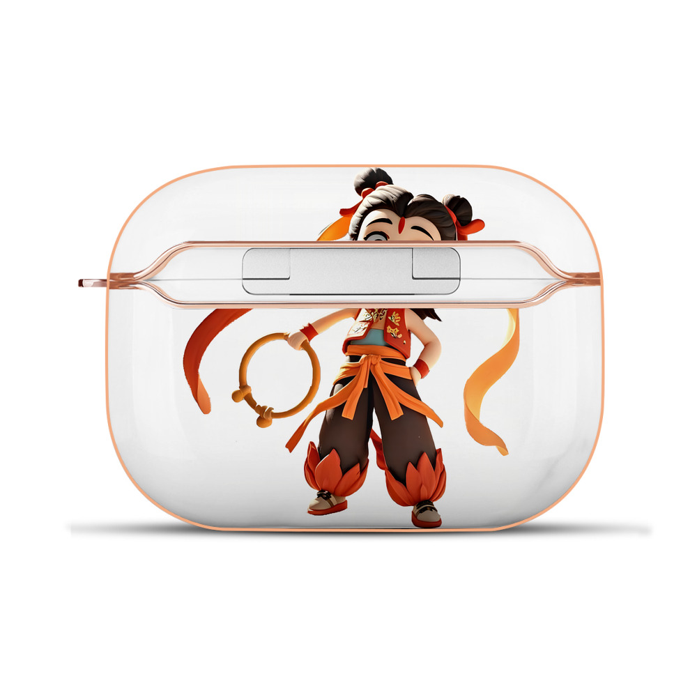 （画像用） Ne Zha 2 ナタ 魔童の大暴れ 【AirPods Pro用】ハードシェル保護ケース｜耐衝撃・防指紋・カラビナ付き商品仕様