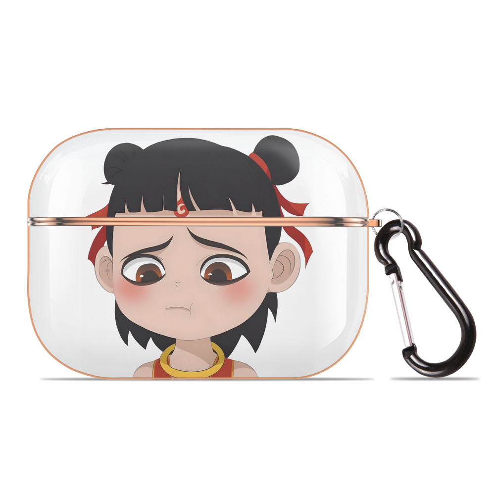 （画像用） Ne Zha 2 ナタ 魔童の大暴れ 【AirPods Pro用】ハードシェル保護ケース｜耐衝撃・防指紋・カラビナ付き商品仕様