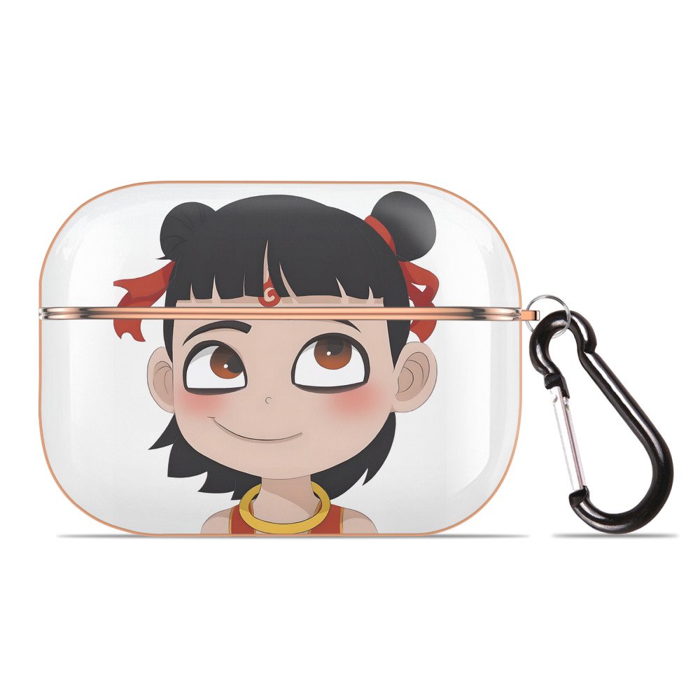 （画像用） Ne Zha 2 ナタ 魔童の大暴れ 【AirPods Pro用】ハードシェル保護ケース｜耐衝撃・防指紋・カラビナ付き商品仕様