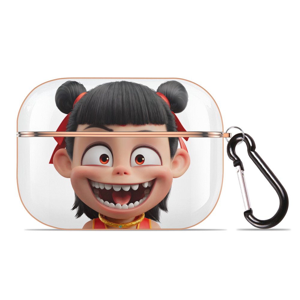 （画像用） Ne Zha 2 ナタ 魔童の大暴れ 【AirPods Pro用】ハードシェル保護ケース｜耐衝撃・防指紋・カラビナ付き商品仕様