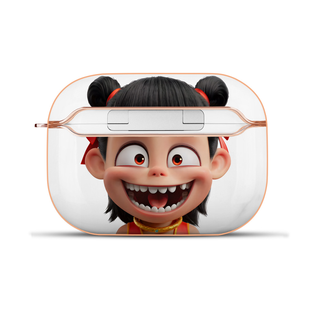 （画像用） Ne Zha 2 ナタ 魔童の大暴れ 【AirPods Pro用】ハードシェル保護ケース｜耐衝撃・防指紋・カラビナ付き商品仕様