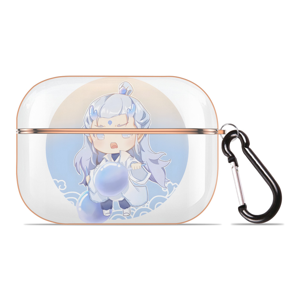 （画像用） Ne Zha 2 ナタ 魔童の大暴れ 【AirPods Pro用】ハードシェル保護ケース｜耐衝撃・防指紋・カラビナ付き商品仕様