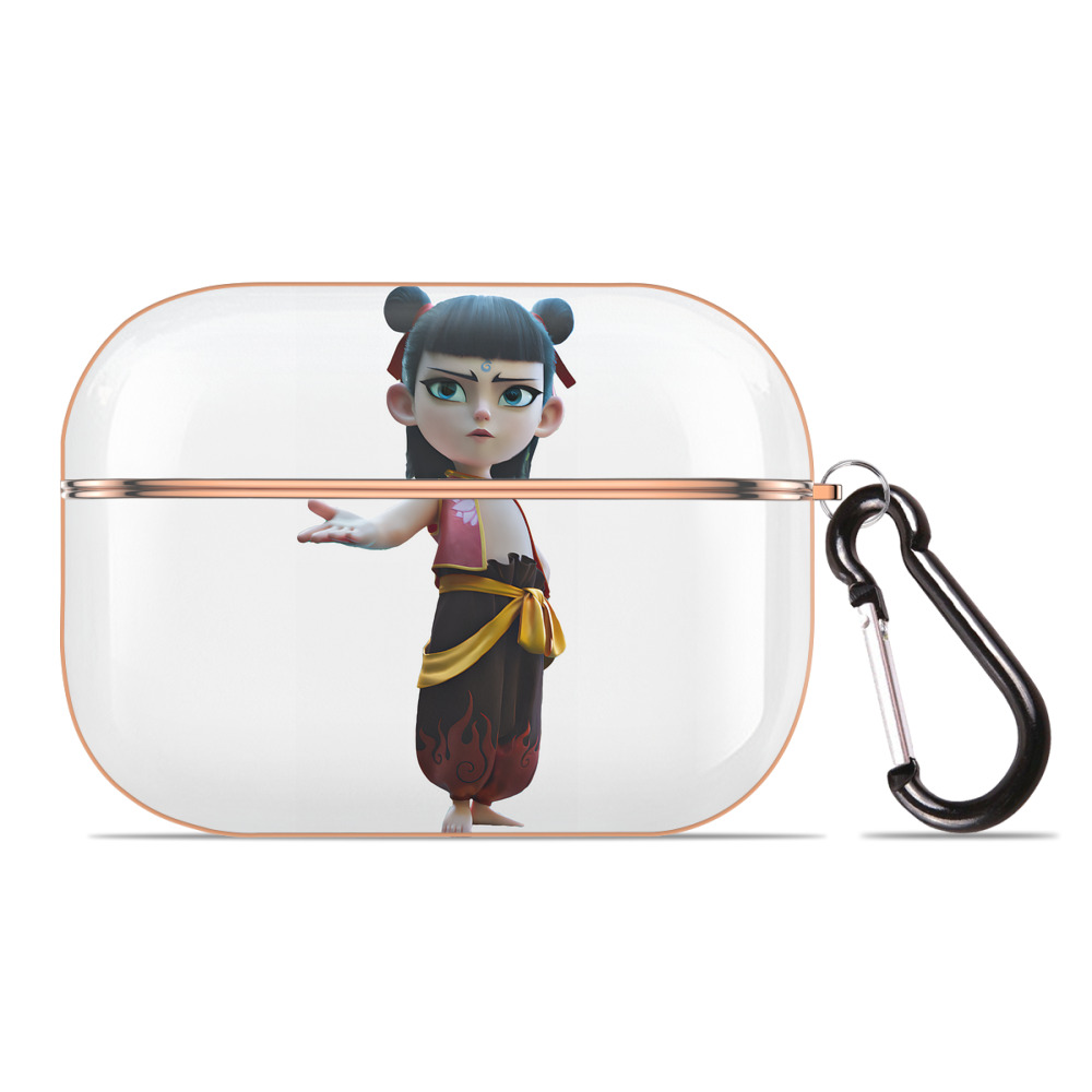 （画像用） Ne Zha 2 ナタ 魔童の大暴れ 【AirPods Pro用】ハードシェル保護ケース｜耐衝撃・防指紋・カラビナ付き商品仕様