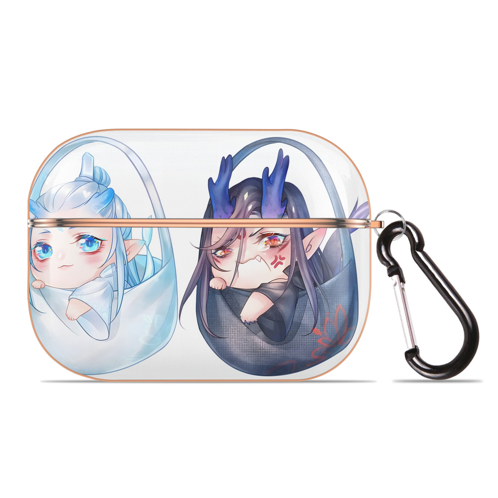 （画像用） Ne Zha 2 ナタ 魔童の大暴れ 【AirPods Pro用】ハードシェル保護ケース｜耐衝撃・防指紋・カラビナ付き商品仕様