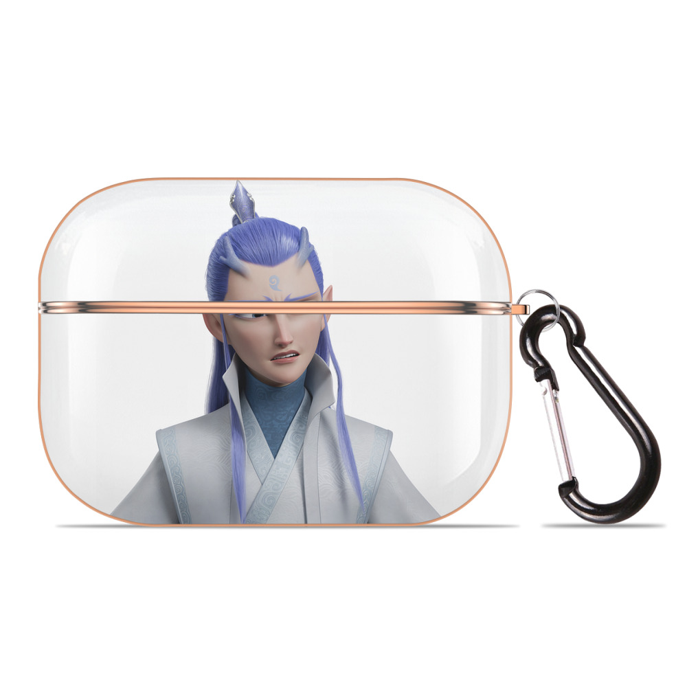 （画像用） Ne Zha 2 ナタ 魔童の大暴れ 【AirPods Pro用】ハードシェル保護ケース｜耐衝撃・防指紋・カラビナ付き商品仕様