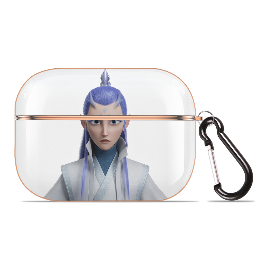 （画像用） Ne Zha 2 ナタ 魔童の大暴れ 【AirPods Pro用】ハードシェル保護ケース｜耐衝撃・防指紋・カラビナ付き商品仕様