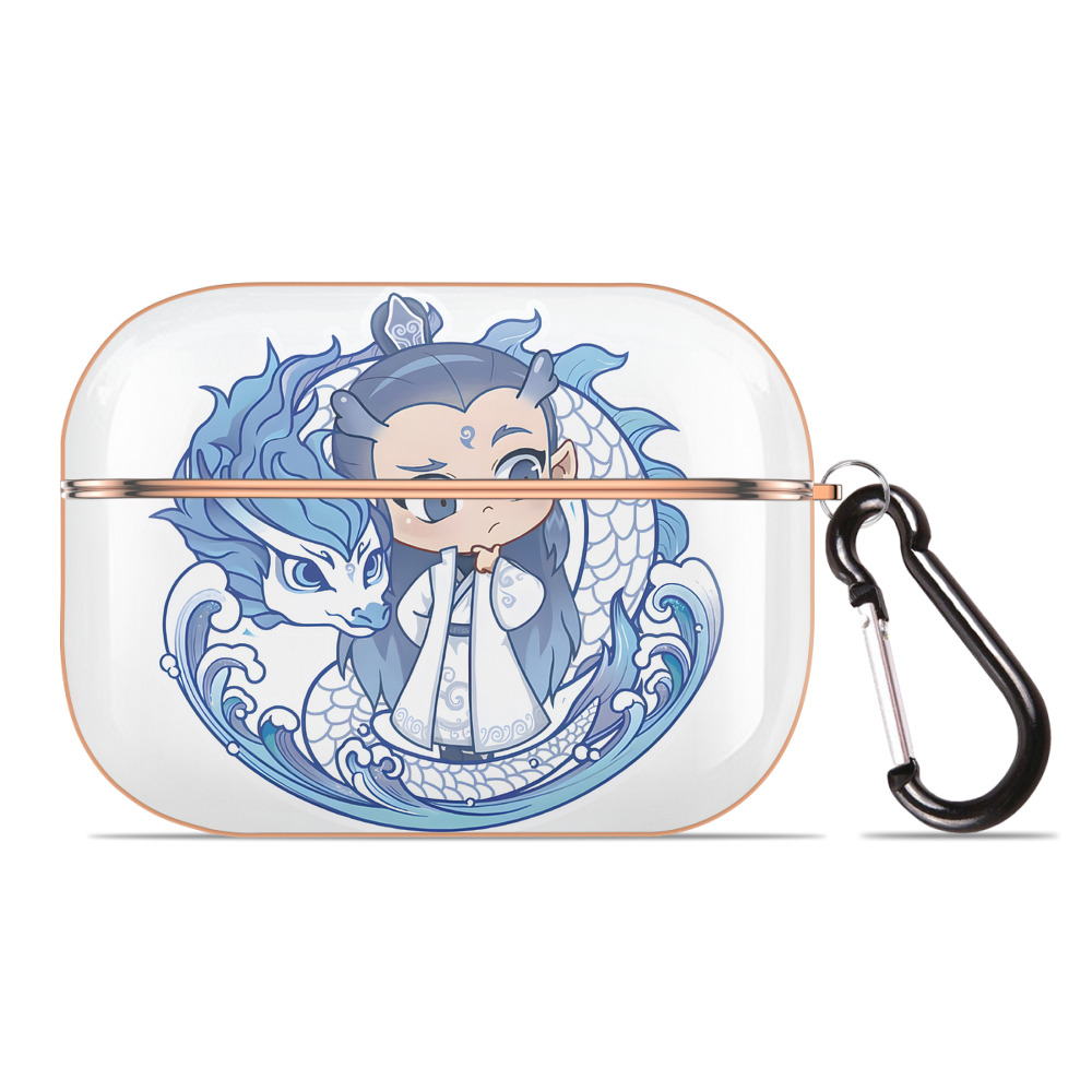 （画像用） Ne Zha 2 ナタ 魔童の大暴れ 【AirPods Pro用】ハードシェル保護ケース｜耐衝撃・防指紋・カラビナ付き商品仕様