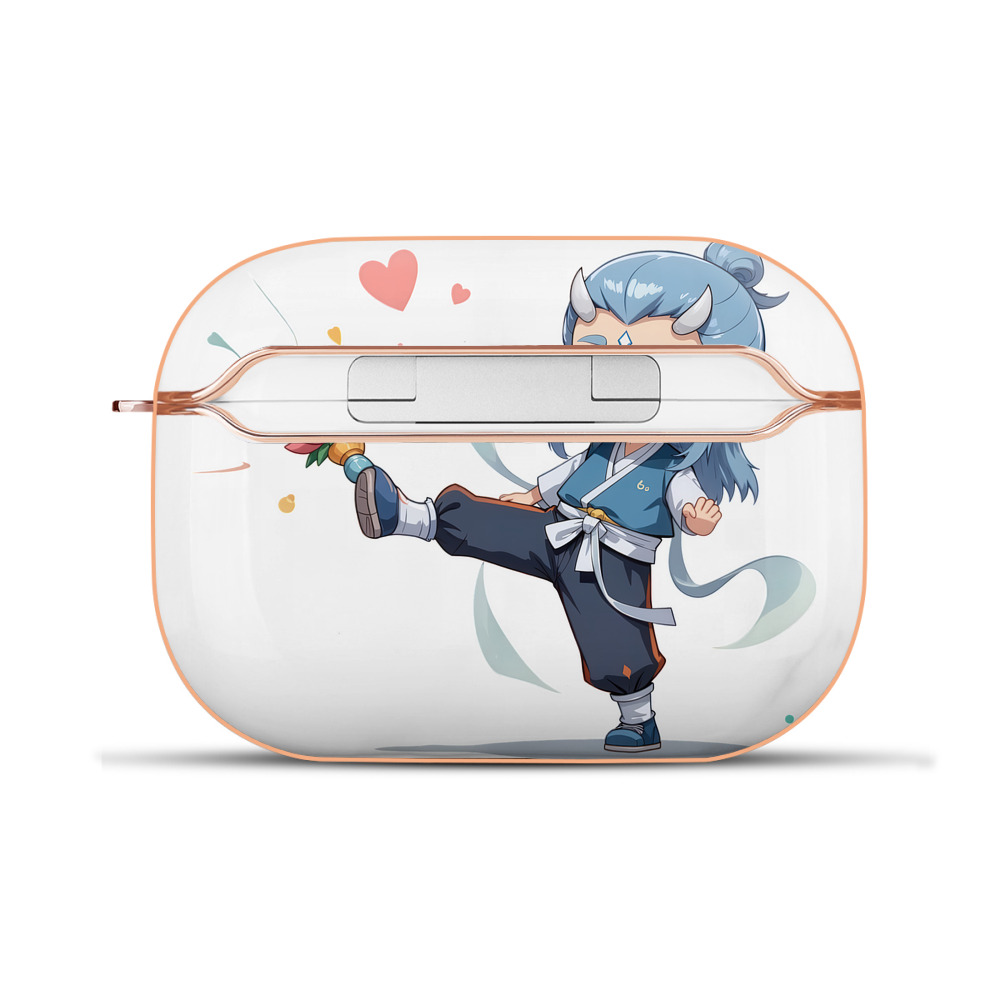 （画像用） Ne Zha 2 ナタ 魔童の大暴れ 【AirPods Pro用】ハードシェル保護ケース｜耐衝撃・防指紋・カラビナ付き商品仕様