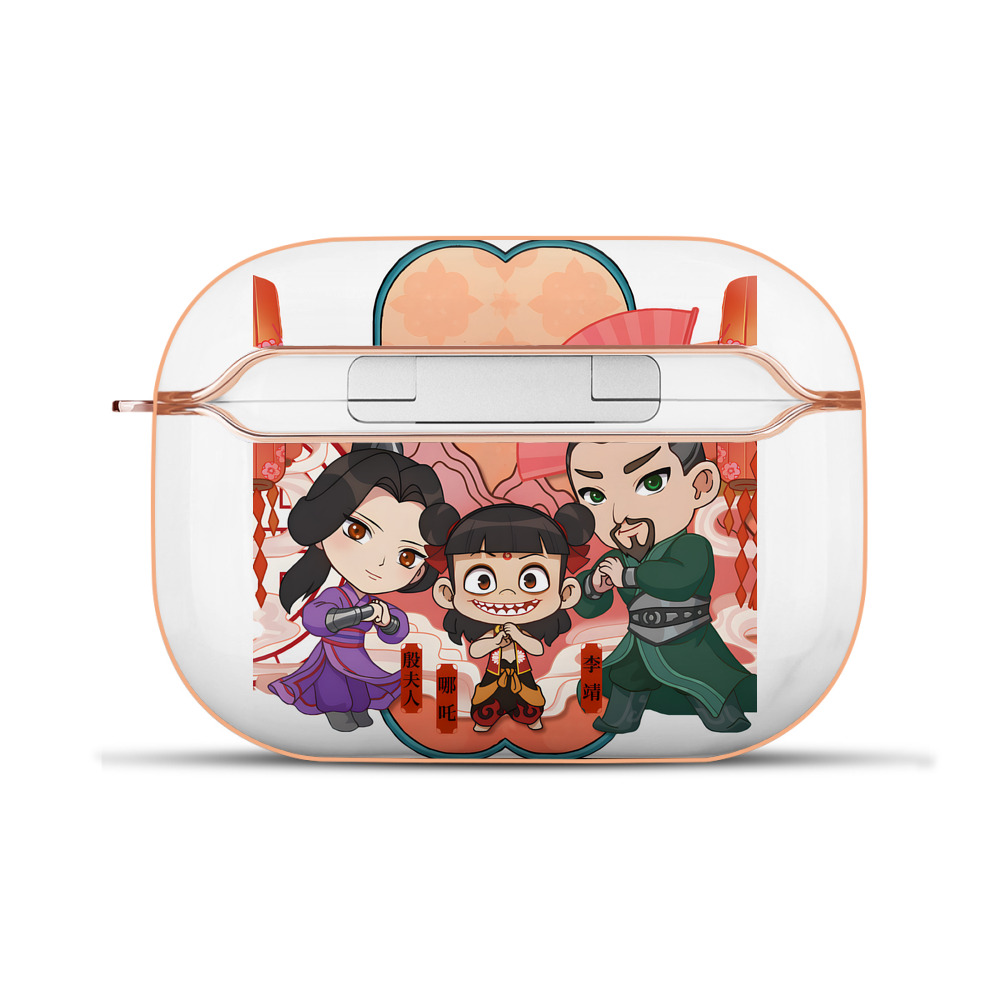（画像用） Ne Zha 2 ナタ 魔童の大暴れ 【AirPods Pro用】ハードシェル保護ケース｜耐衝撃・防指紋・カラビナ付き商品仕様