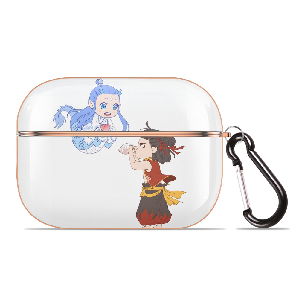 （画像用） Ne Zha 2 ナタ 魔童の大暴れ 【AirPods Pro用】ハードシェル保護ケース｜耐衝撃・防指紋・カラビナ付き商品仕様