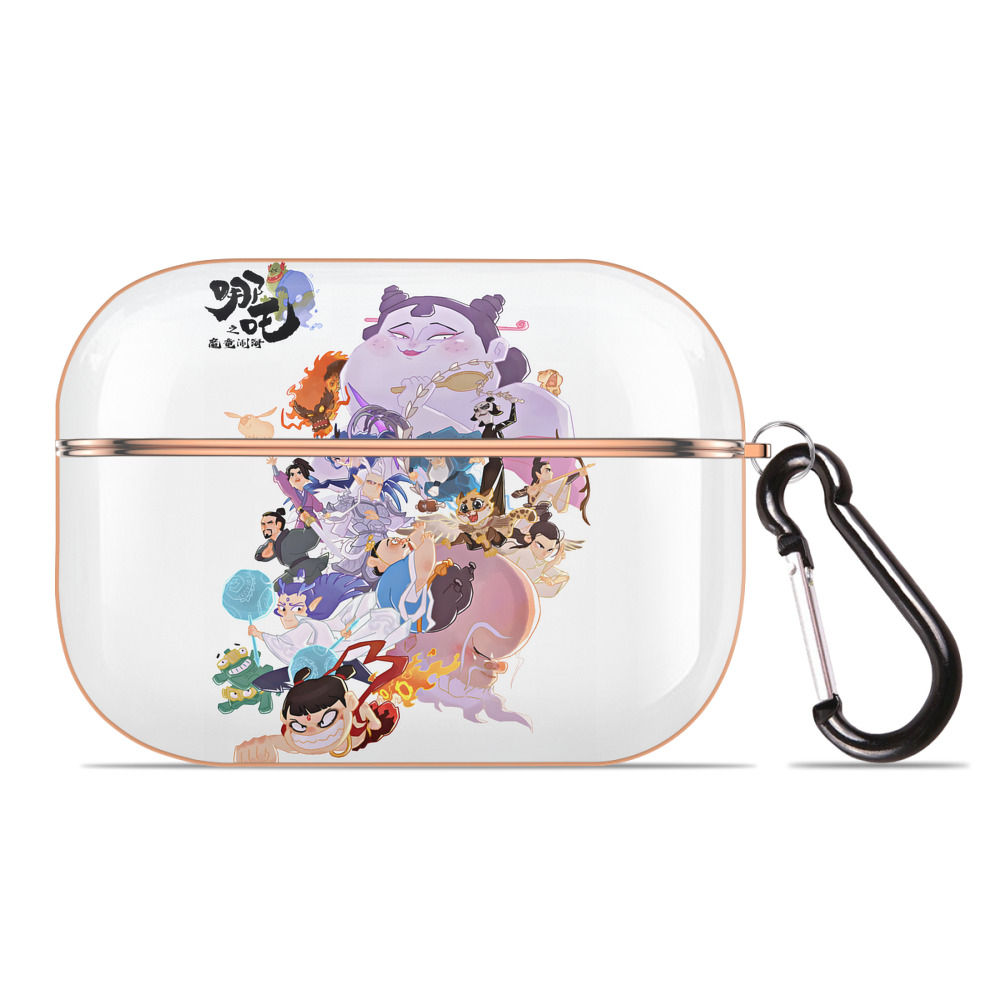 （画像用） Ne Zha 2 ナタ 魔童の大暴れ 【AirPods Pro用】ハードシェル保護ケース｜耐衝撃・防指紋・カラビナ付き商品仕様