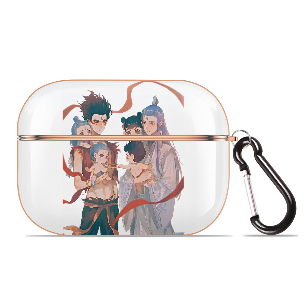 （画像用） Ne Zha 2 ナタ 魔童の大暴れ 【AirPods Pro用】ハードシェル保護ケース｜耐衝撃・防指紋・カラビナ付き商品仕様