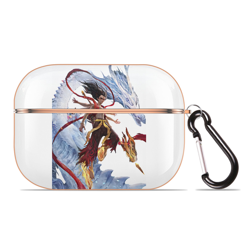 （画像用） Ne Zha 2 ナタ 魔童の大暴れ 【AirPods Pro用】ハードシェル保護ケース｜耐衝撃・防指紋・カラビナ付き商品仕様