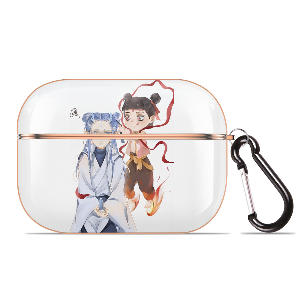 （画像用） Ne Zha 2 ナタ 魔童の大暴れ 【AirPods Pro用】ハードシェル保護ケース｜耐衝撃・防指紋・カラビナ付き商品仕様