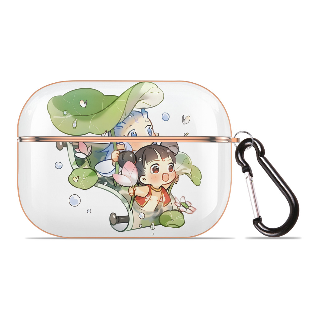 （画像用） Ne Zha 2 ナタ 魔童の大暴れ 【AirPods Pro用】ハードシェル保護ケース｜耐衝撃・防指紋・カラビナ付き商品仕様