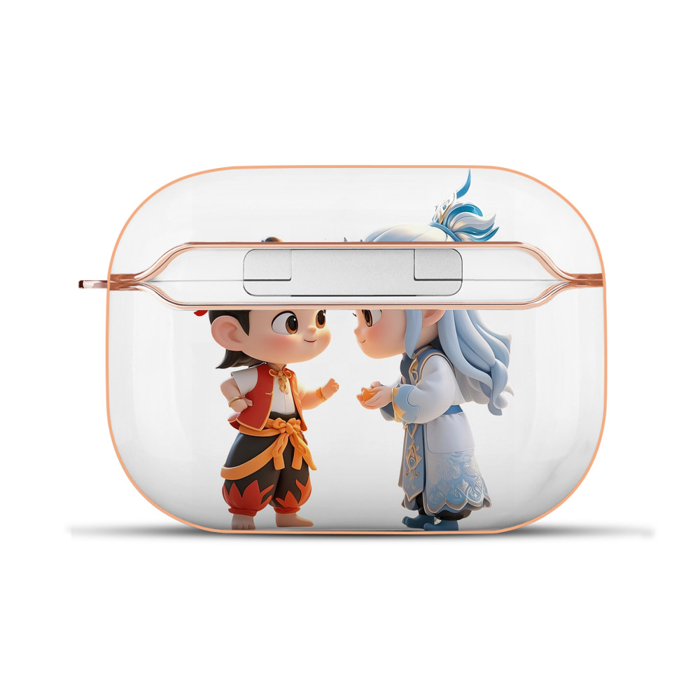 （画像用） Ne Zha 2 ナタ 魔童の大暴れ 【AirPods Pro用】ハードシェル保護ケース｜耐衝撃・防指紋・カラビナ付き商品仕様