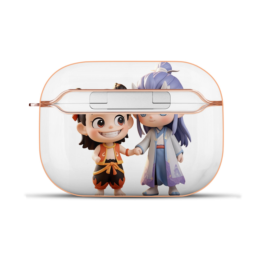 （画像用） Ne Zha 2 ナタ 魔童の大暴れ 【AirPods Pro用】ハードシェル保護ケース｜耐衝撃・防指紋・カラビナ付き商品仕様