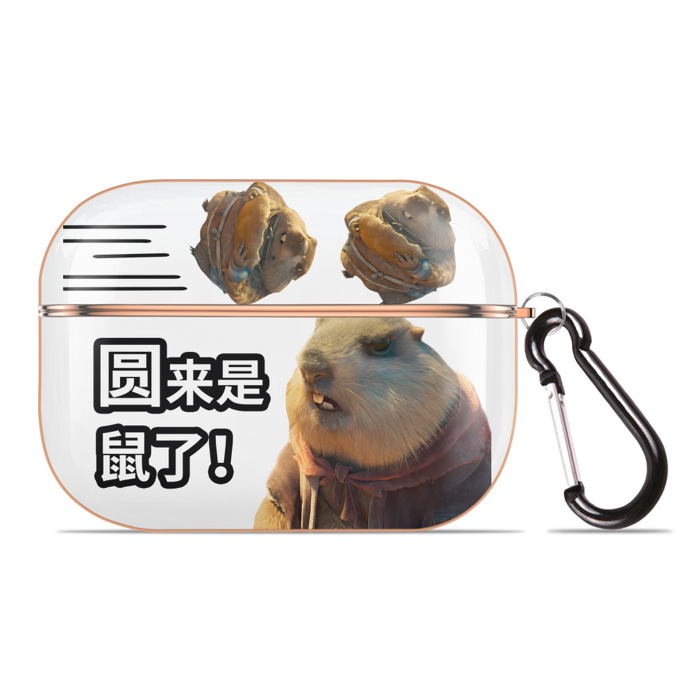 （画像用） Ne Zha 2 ナタ 魔童の大暴れ 【AirPods Pro用】ハードシェル保護ケース｜耐衝撃・防指紋・カラビナ付き商品仕様