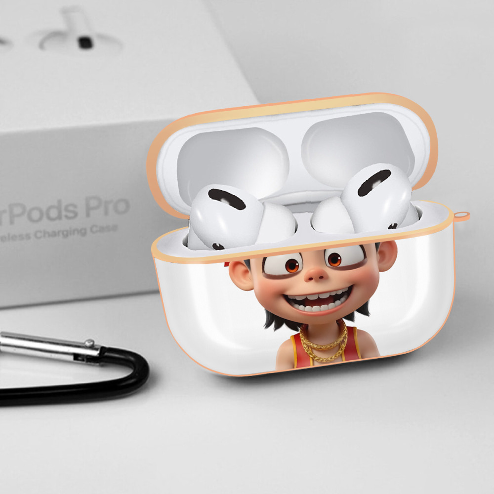 Ne Zha 2 ナタ 魔童の大暴れ 【AirPods Pro用】ハードシェル保護ケース｜耐衝撃・防指紋・カラビナ付き商品仕様