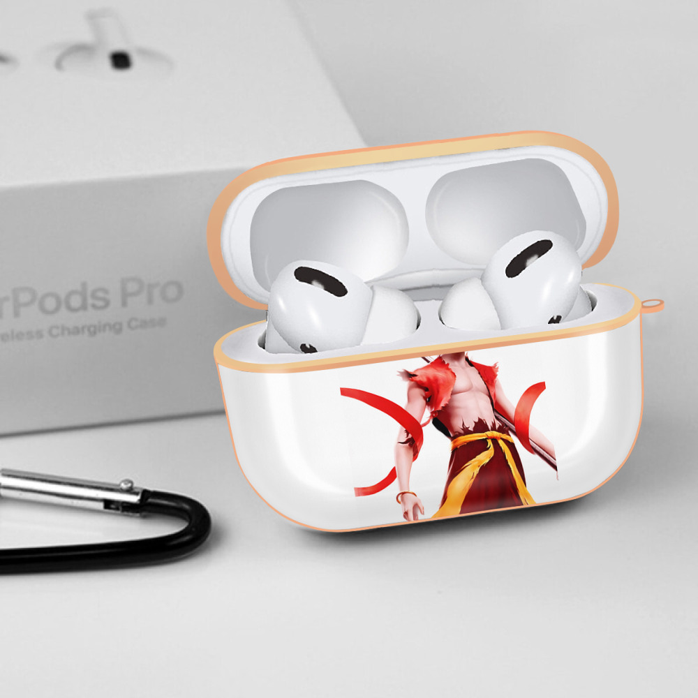 Ne Zha 2 ナタ 魔童の大暴れ 【AirPods Pro用】ハードシェル保護ケース｜耐衝撃・防指紋・カラビナ付き商品仕様