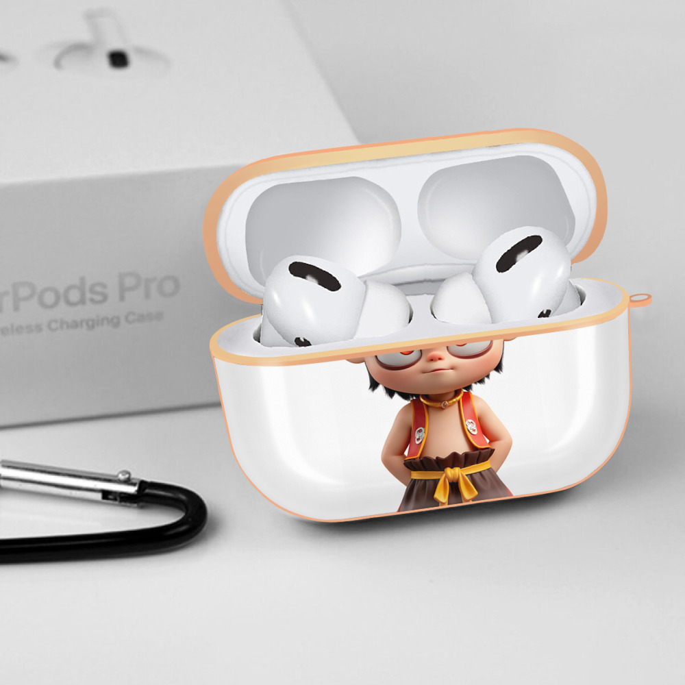 Ne Zha 2 ナタ 魔童の大暴れ 【AirPods Pro用】ハードシェル保護ケース｜耐衝撃・防指紋・カラビナ付き商品仕様