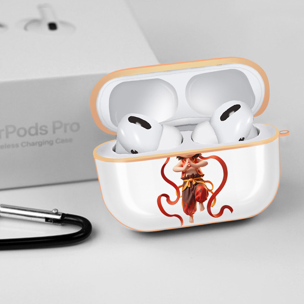 Ne Zha 2 ナタ 魔童の大暴れ 【AirPods Pro用】ハードシェル保護ケース｜耐衝撃・防指紋・カラビナ付き商品仕様