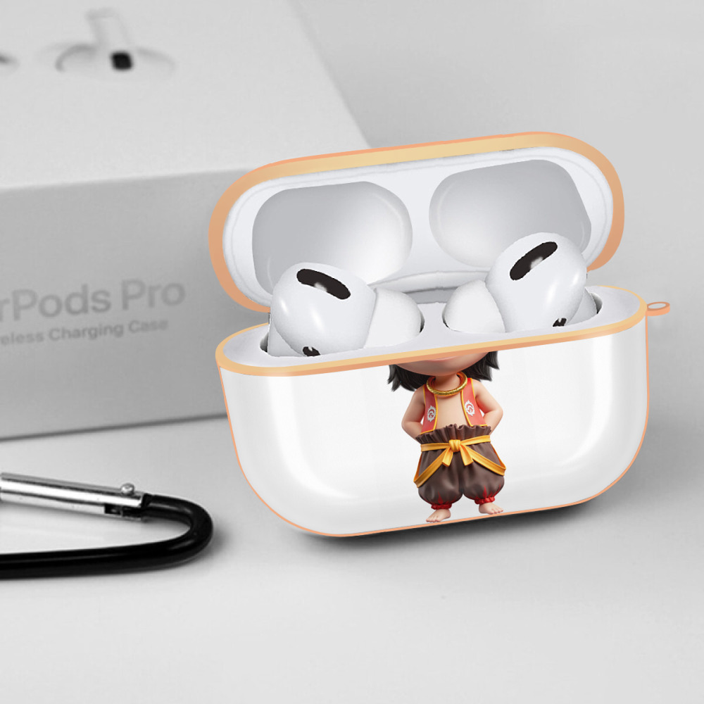 Ne Zha 2 ナタ 魔童の大暴れ 【AirPods Pro用】ハードシェル保護ケース｜耐衝撃・防指紋・カラビナ付き商品仕様