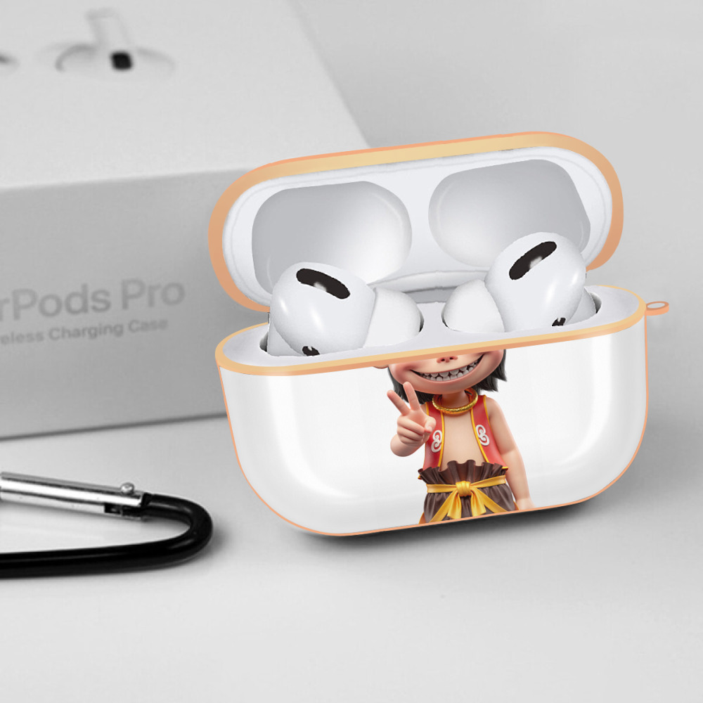 Ne Zha 2 ナタ 魔童の大暴れ 【AirPods Pro用】ハードシェル保護ケース｜耐衝撃・防指紋・カラビナ付き商品仕様