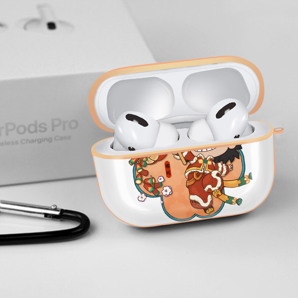 Ne Zha 2 ナタ 魔童の大暴れ 【AirPods Pro用】ハードシェル保護ケース｜耐衝撃・防指紋・カラビナ付き商品仕様