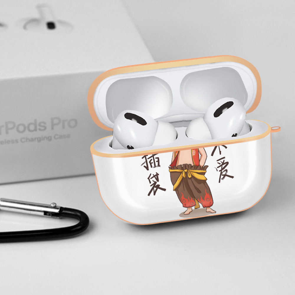 Ne Zha 2 ナタ 魔童の大暴れ 【AirPods Pro用】ハードシェル保護ケース｜耐衝撃・防指紋・カラビナ付き商品仕様