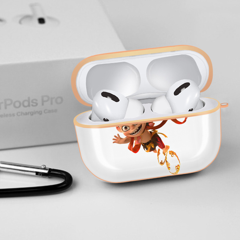 Ne Zha 2 ナタ 魔童の大暴れ 【AirPods Pro用】ハードシェル保護ケース｜耐衝撃・防指紋・カラビナ付き商品仕様