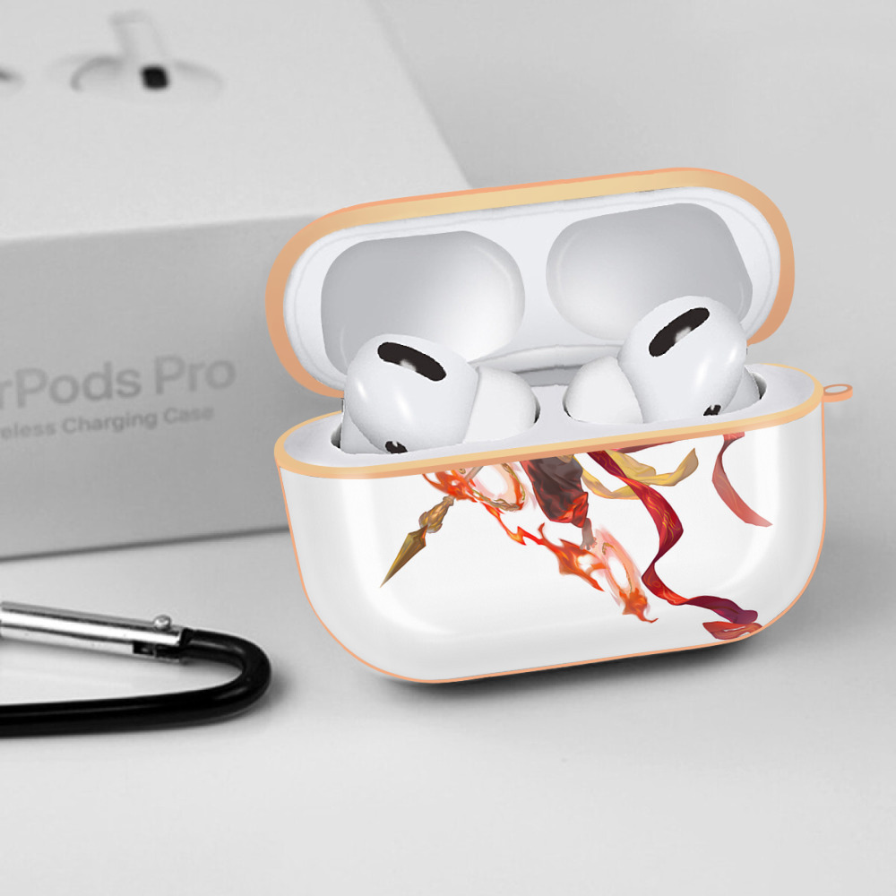 Ne Zha 2 ナタ 魔童の大暴れ 【AirPods Pro用】ハードシェル保護ケース｜耐衝撃・防指紋・カラビナ付き商品仕様