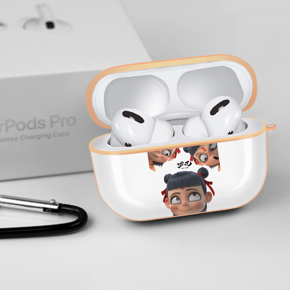 Ne Zha 2 ナタ 魔童の大暴れ 【AirPods Pro用】ハードシェル保護ケース｜耐衝撃・防指紋・カラビナ付き商品仕様