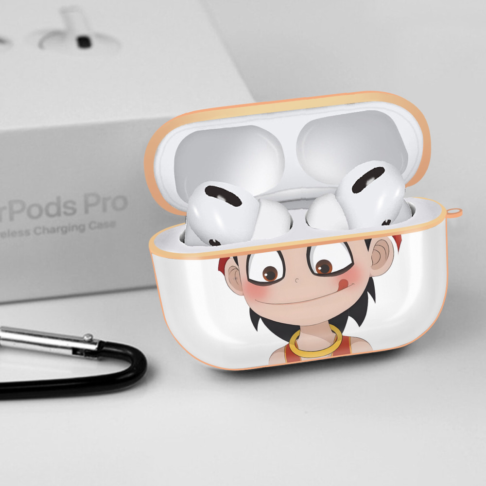Ne Zha 2 ナタ 魔童の大暴れ 【AirPods Pro用】ハードシェル保護ケース｜耐衝撃・防指紋・カラビナ付き商品仕様