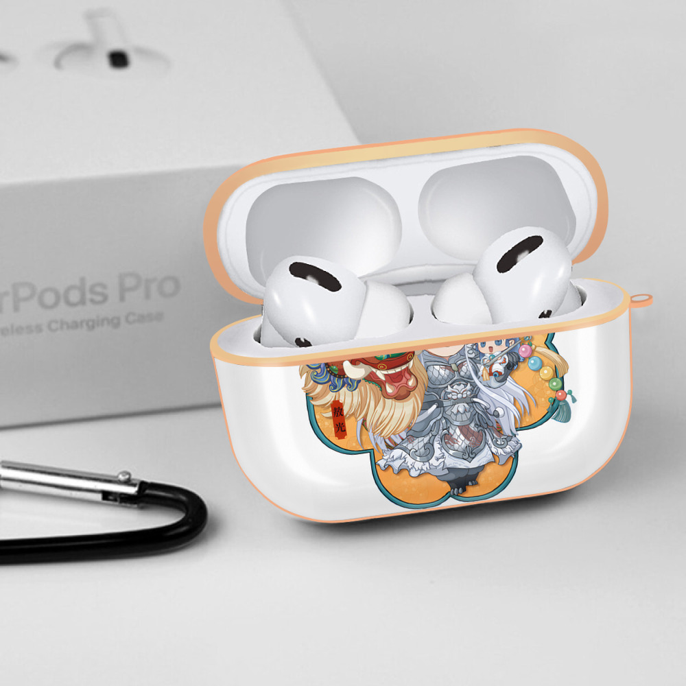 Ne Zha 2 ナタ 魔童の大暴れ 【AirPods Pro用】ハードシェル保護ケース｜耐衝撃・防指紋・カラビナ付き商品仕様