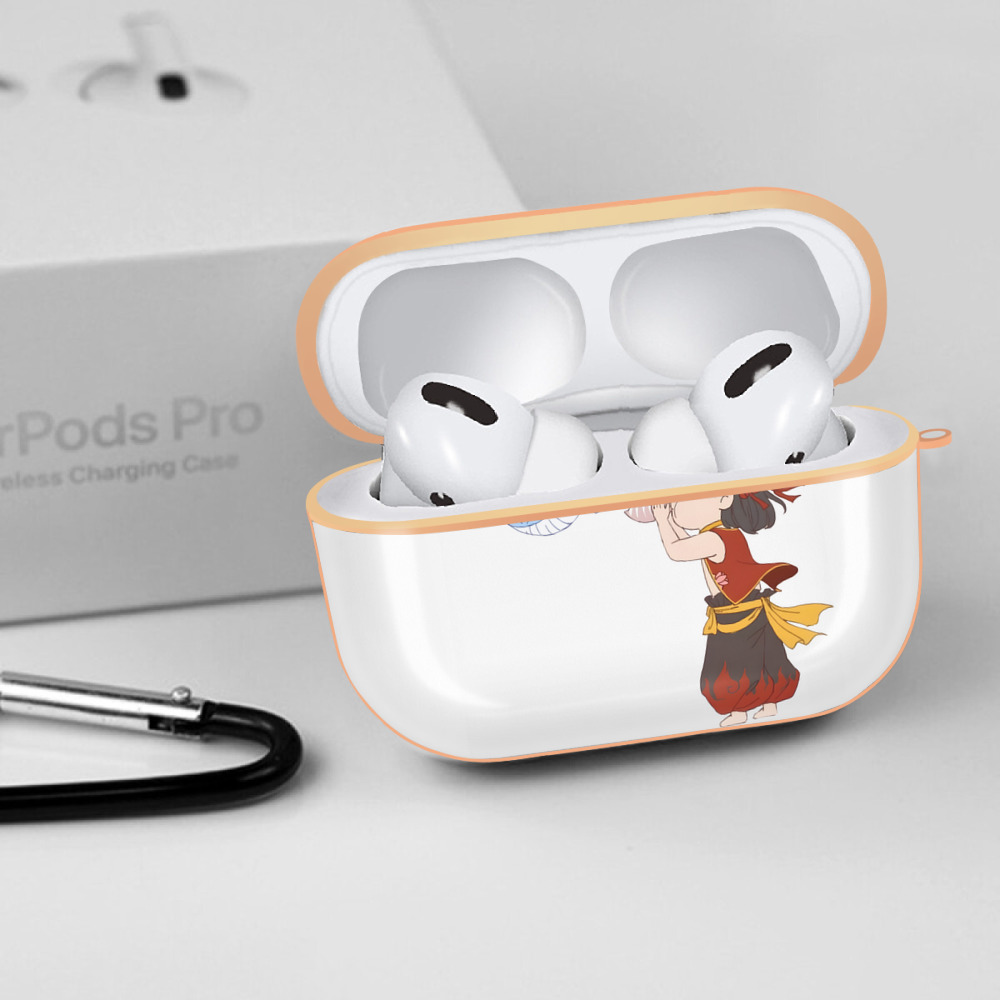 Ne Zha 2 ナタ 魔童の大暴れ 【AirPods Pro用】ハードシェル保護ケース｜耐衝撃・防指紋・カラビナ付き商品仕様