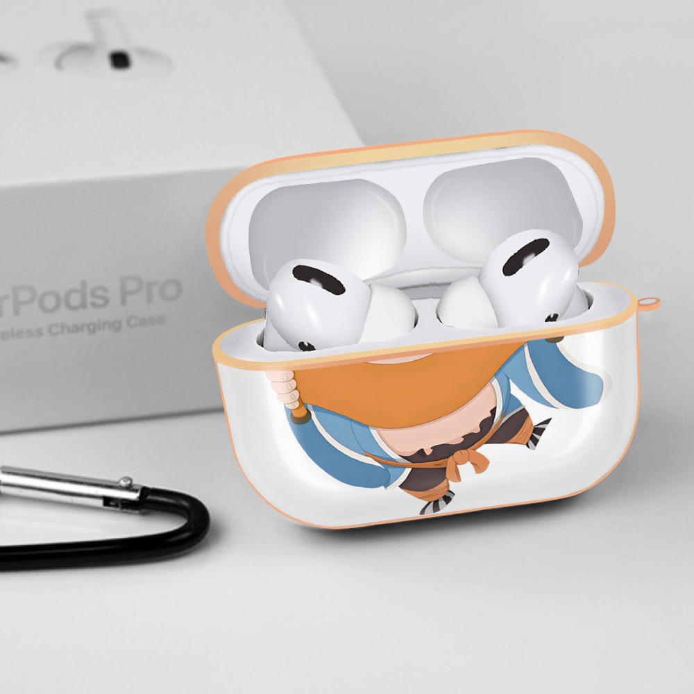 Ne Zha 2 ナタ 魔童の大暴れ 【AirPods Pro用】ハードシェル保護ケース｜耐衝撃・防指紋・カラビナ付き商品仕様