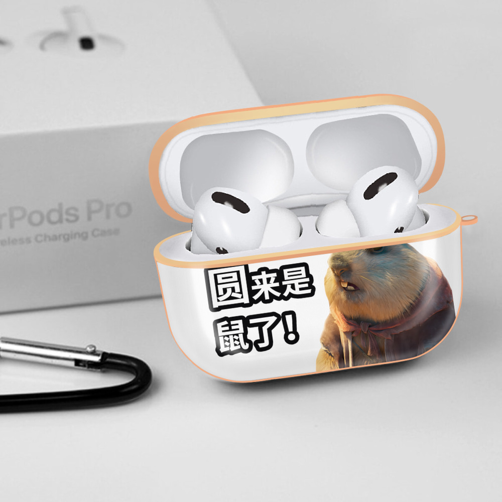 Ne Zha 2 ナタ 魔童の大暴れ 【AirPods Pro用】ハードシェル保護ケース｜耐衝撃・防指紋・カラビナ付き商品仕様
